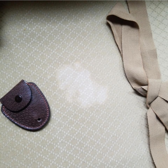 Authentic Vintage Gucci GG Monogram Supreme Sherry Web Suitcase Luggage Travel - Picture 8 of 10